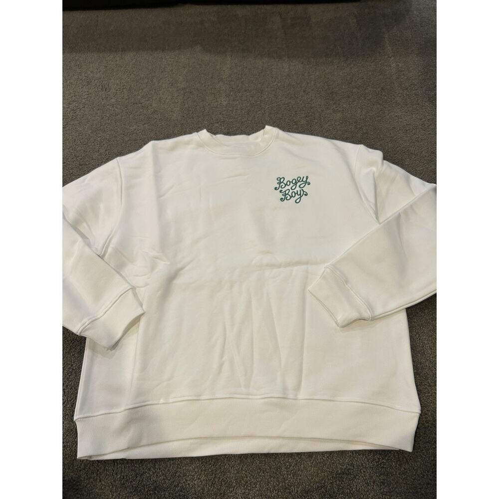 Bogey Boys BB Script Crewneck White Size 2XL
